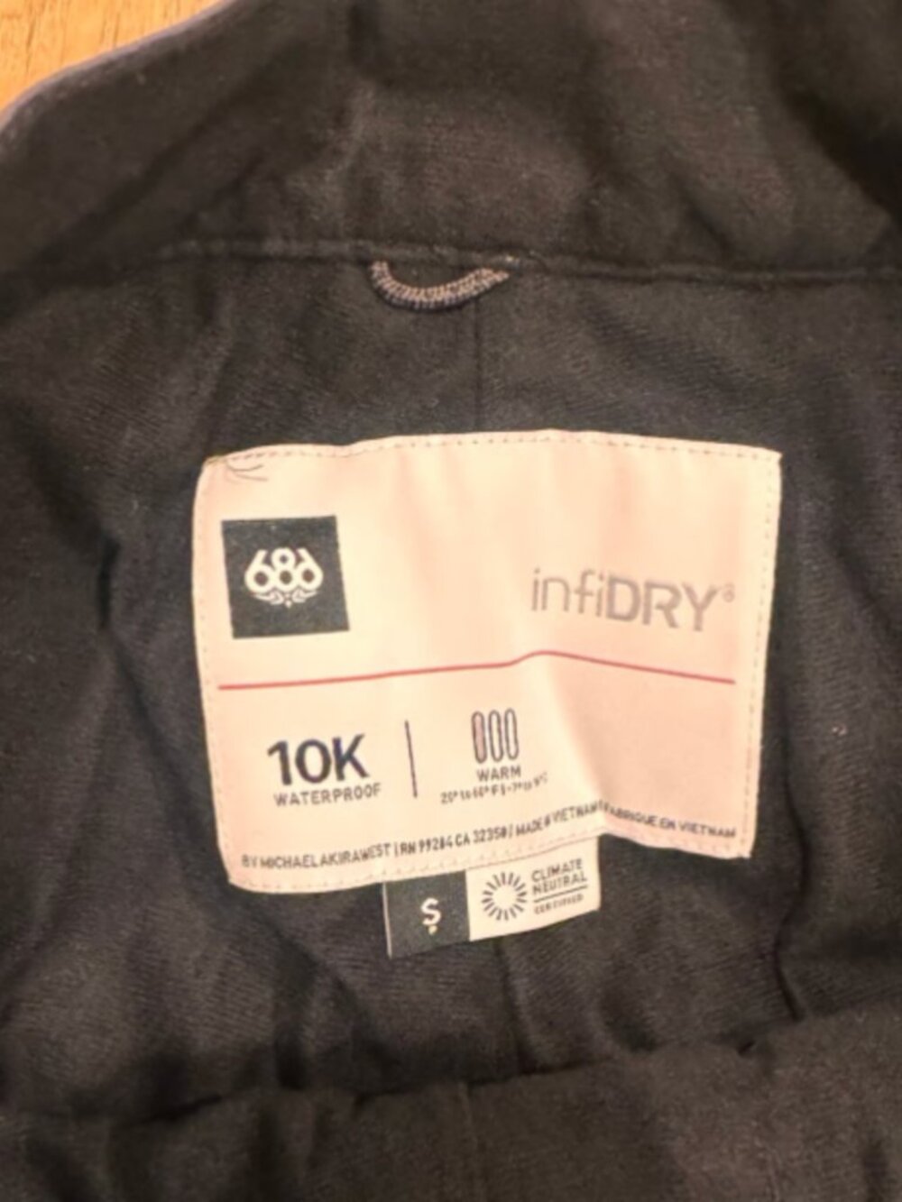 686 Gray Snowboarding Pants - Picture 4 of 4